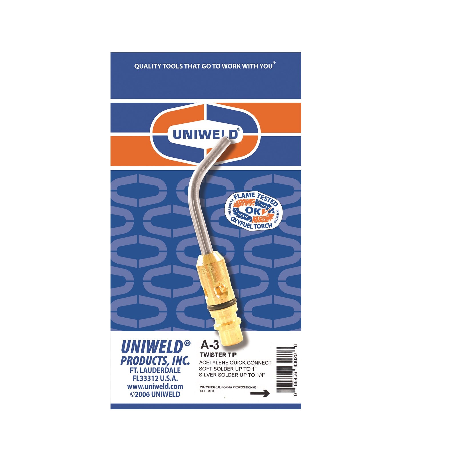 Uniweld A-3 Acetylene Quick Connect Twister Tip